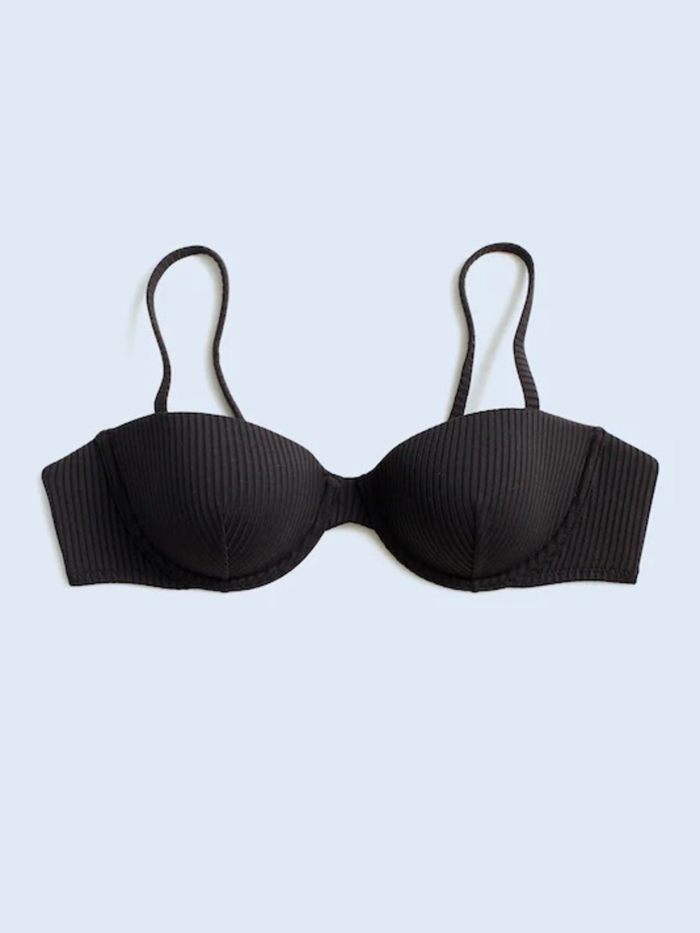 NWT Madewell Ribbed Balconette Bikini Top size M
